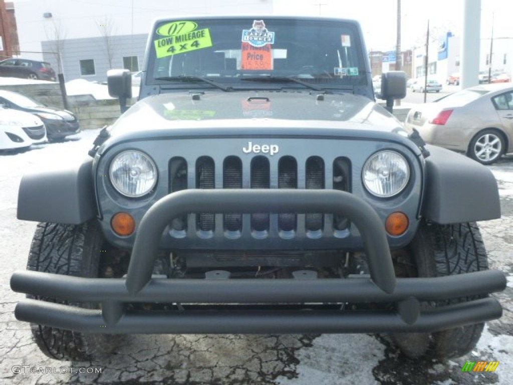 2007 Wrangler X 4x4 - Steel Blue Metallic / Dark Slate Gray/Medium Slate Gray photo #18