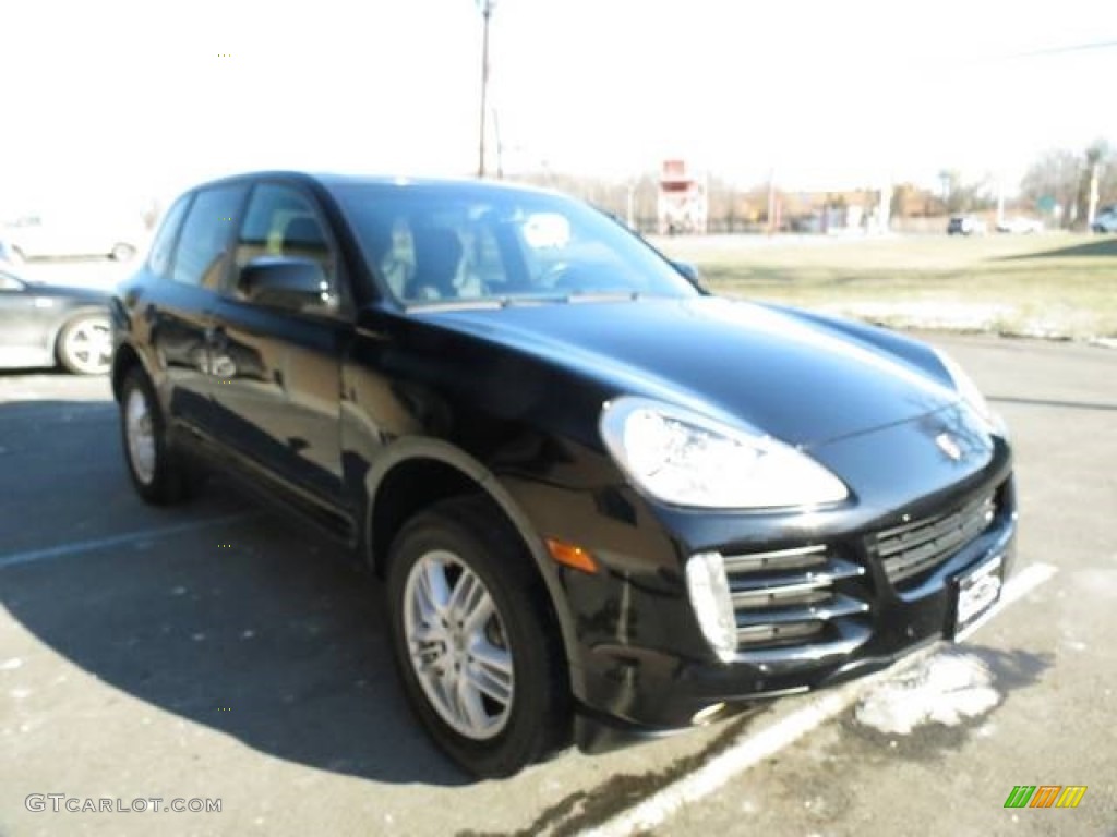 2008 Cayenne Tiptronic - Black / Black photo #4