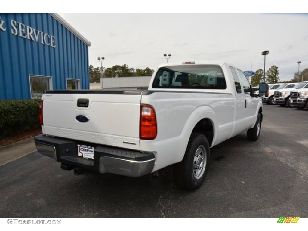 2015 F250 Super Duty XL Super Cab - Oxford White / Steel photo #4