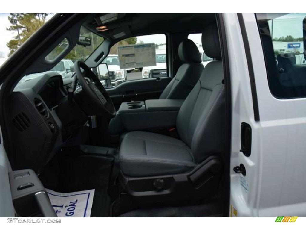 2015 F250 Super Duty XL Super Cab - Oxford White / Steel photo #14