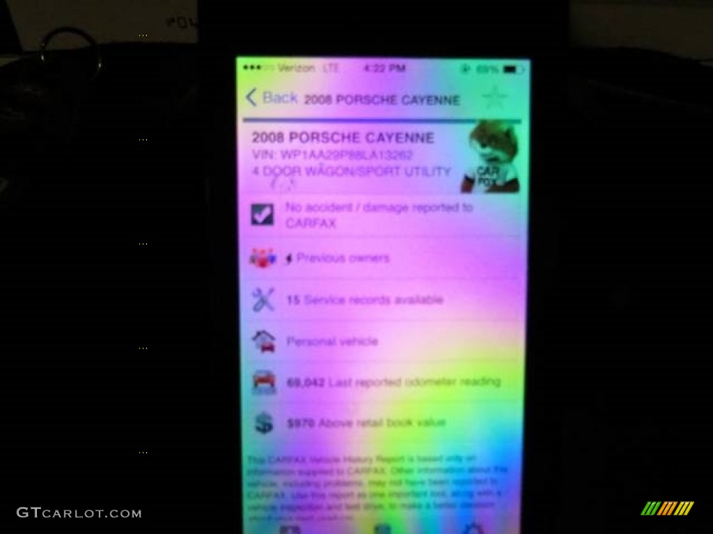 2008 Cayenne Tiptronic - Black / Black photo #34