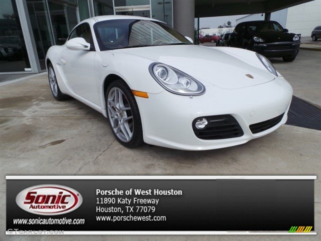 2011 Cayman S - Carrara White / Sand Beige photo #1