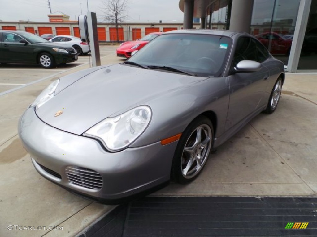 GT Silver Metallic 2004 Porsche 911 Carrera 40th Anniversary Edition Coupe Exterior Photo #101274472