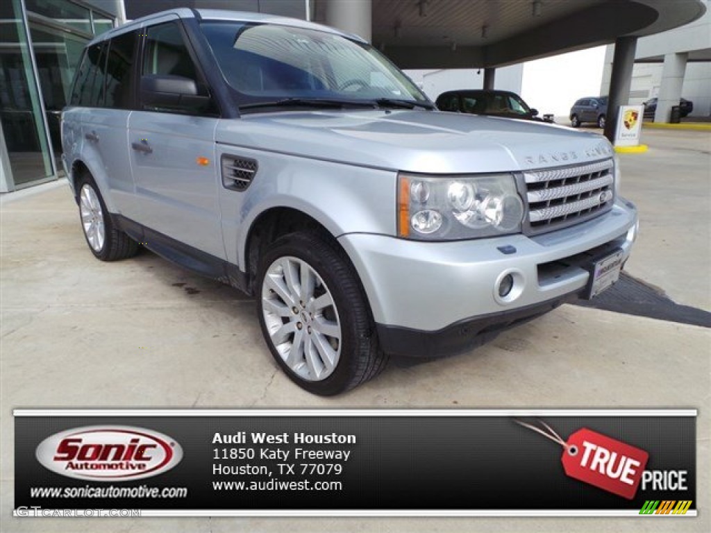 2006 Range Rover Sport Supercharged - Zambezi Silver Metallic / Ebony Black photo #1