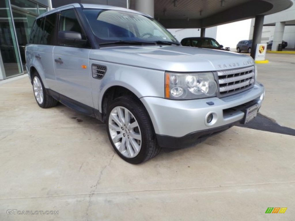 2006 Range Rover Sport Supercharged - Zambezi Silver Metallic / Ebony Black photo #2