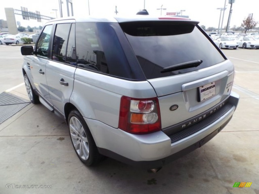 2006 Range Rover Sport Supercharged - Zambezi Silver Metallic / Ebony Black photo #9