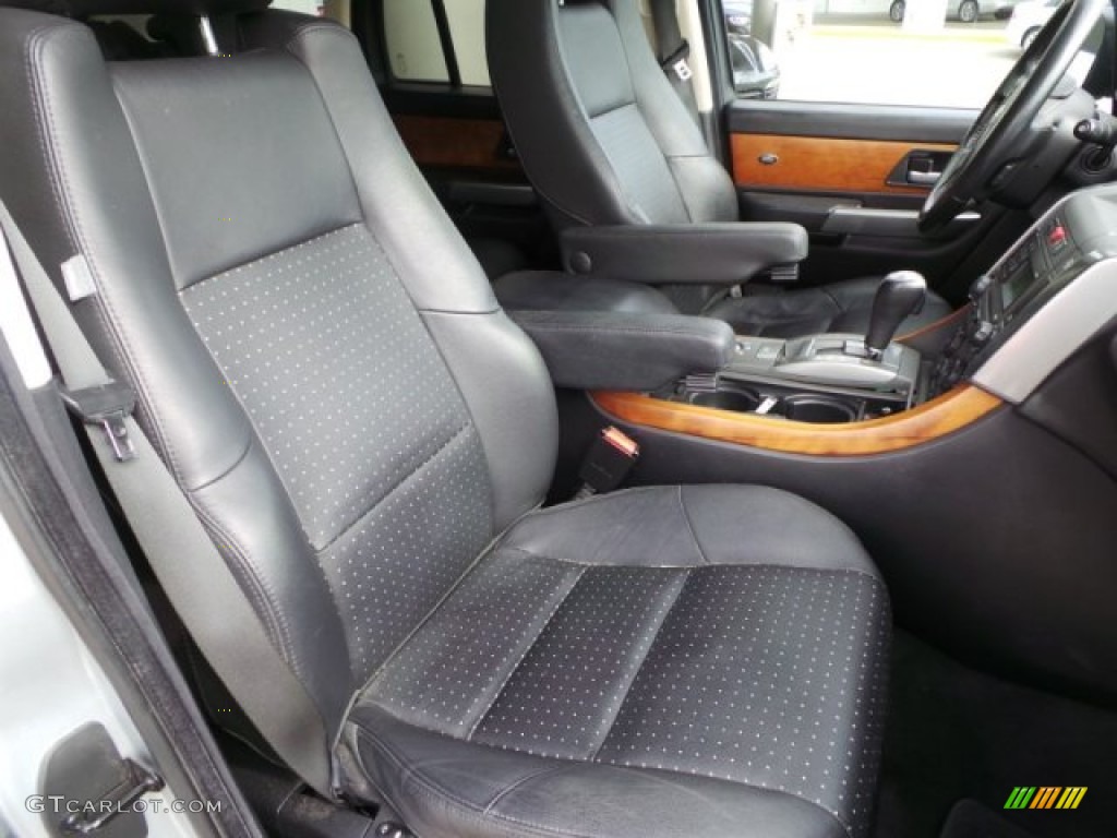 2006 Range Rover Sport Supercharged - Zambezi Silver Metallic / Ebony Black photo #47