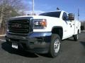 2015 Summit White GMC Sierra 2500HD Double Cab Utility Truck  photo #1