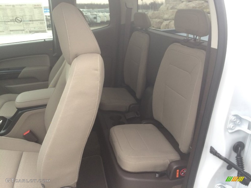 2015 GMC Canyon SLE Extended Cab 4x4 Rear Seat Photo #101280685