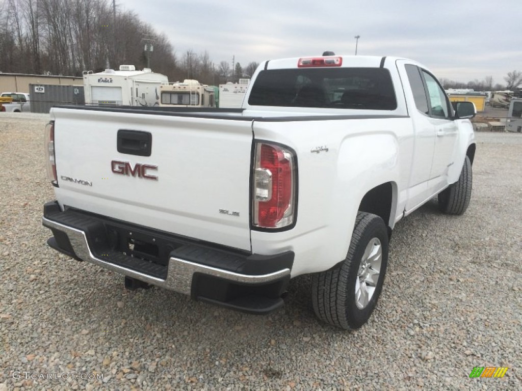 Summit White 2015 GMC Canyon SLE Extended Cab 4x4 Exterior Photo #101280724