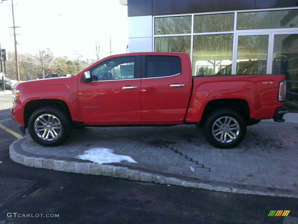 Cardinal Red 2015 GMC Canyon SLT Crew Cab 4x4 Exterior Photo #101280805