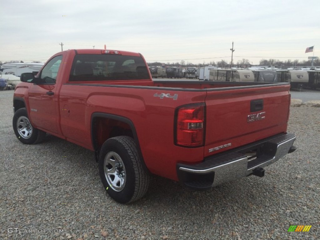 2015 Sierra 1500 Regular Cab 4x4 - Fire Red / Jet Black/Dark Ash photo #17