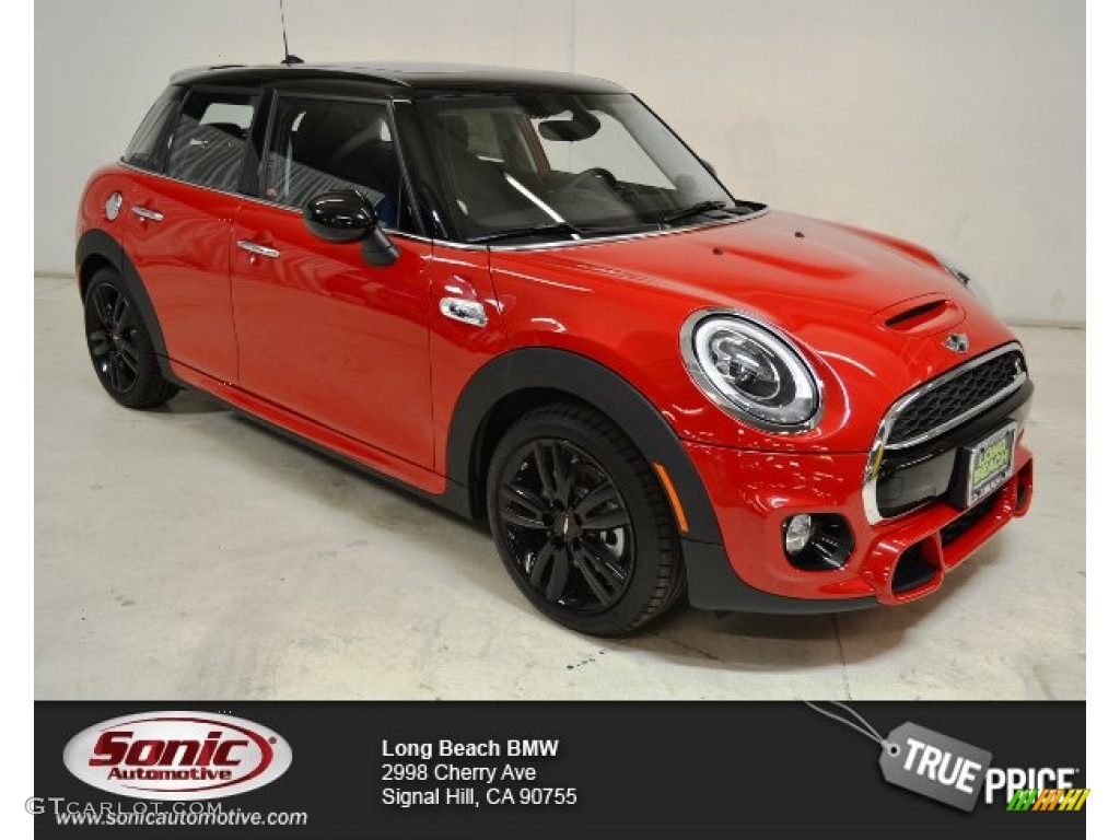 2015 Cooper S Hardtop 4 Door - Chili Red / Carbon Black photo #1