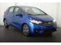 2015 Aegean Blue Metallic Honda Fit EX  photo #2