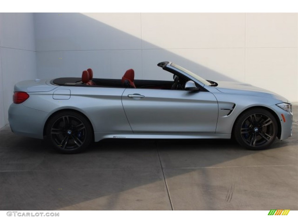 2015 M4 Convertible - Silverstone Metallic / Sakhir Orange/Black photo #2