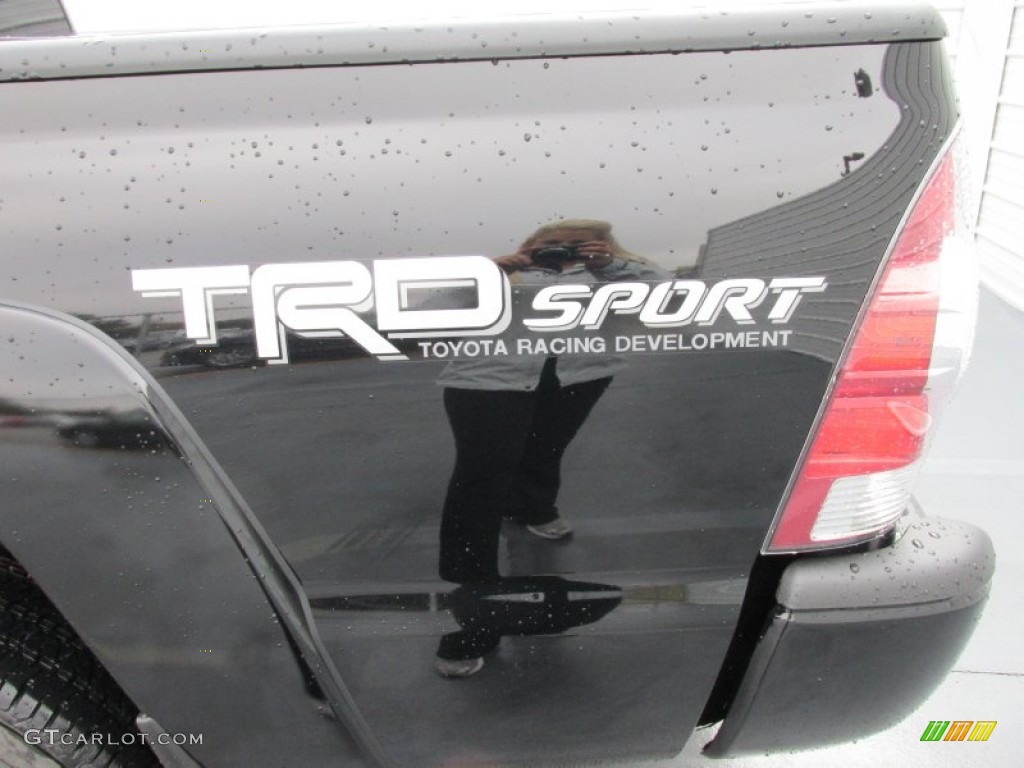 2015 Tacoma TRD Sport Double Cab 4x4 - Black / Graphite photo #15