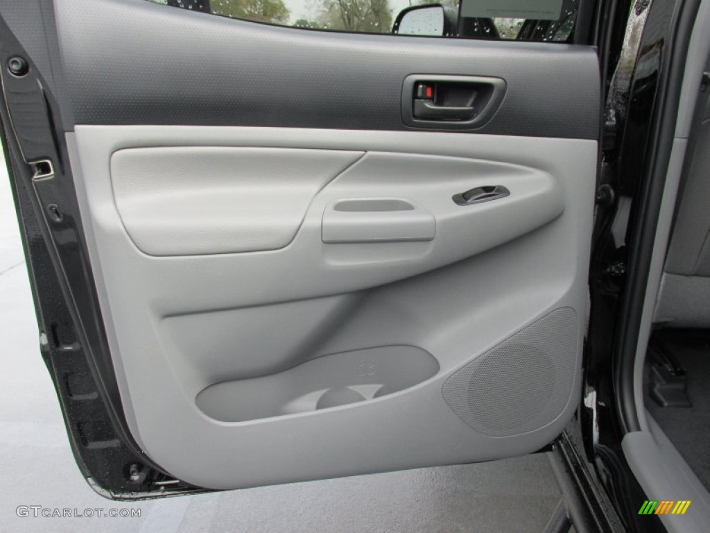 2015 Toyota Tacoma TRD Sport Double Cab 4x4 Graphite Door Panel Photo #101284666