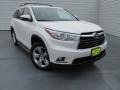 2015 Blizzard Pearl White Toyota Highlander Limited AWD  photo #1