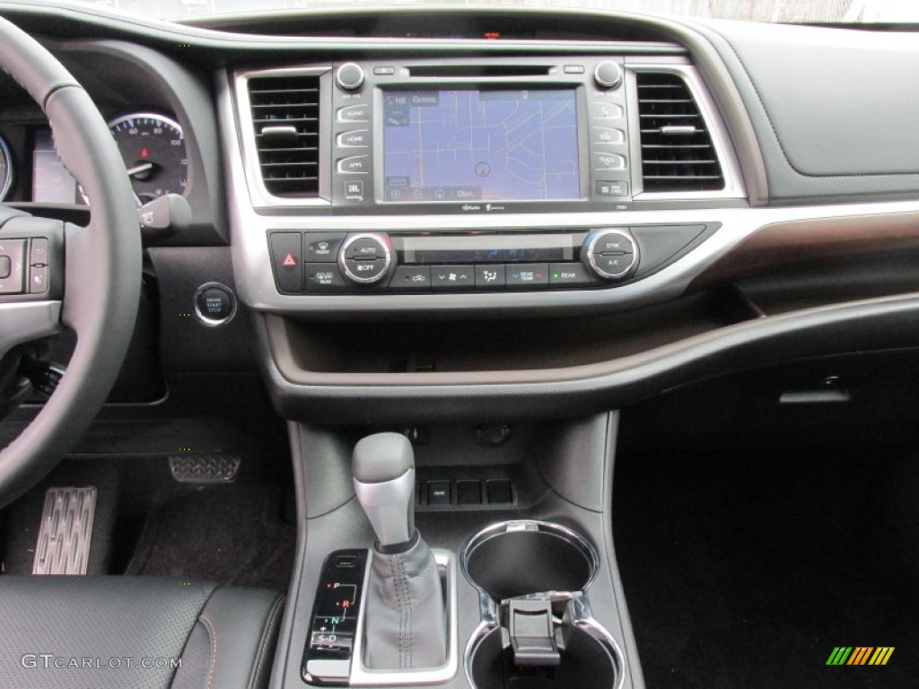 2015 Toyota Highlander Limited Black Dashboard Photo #101285164