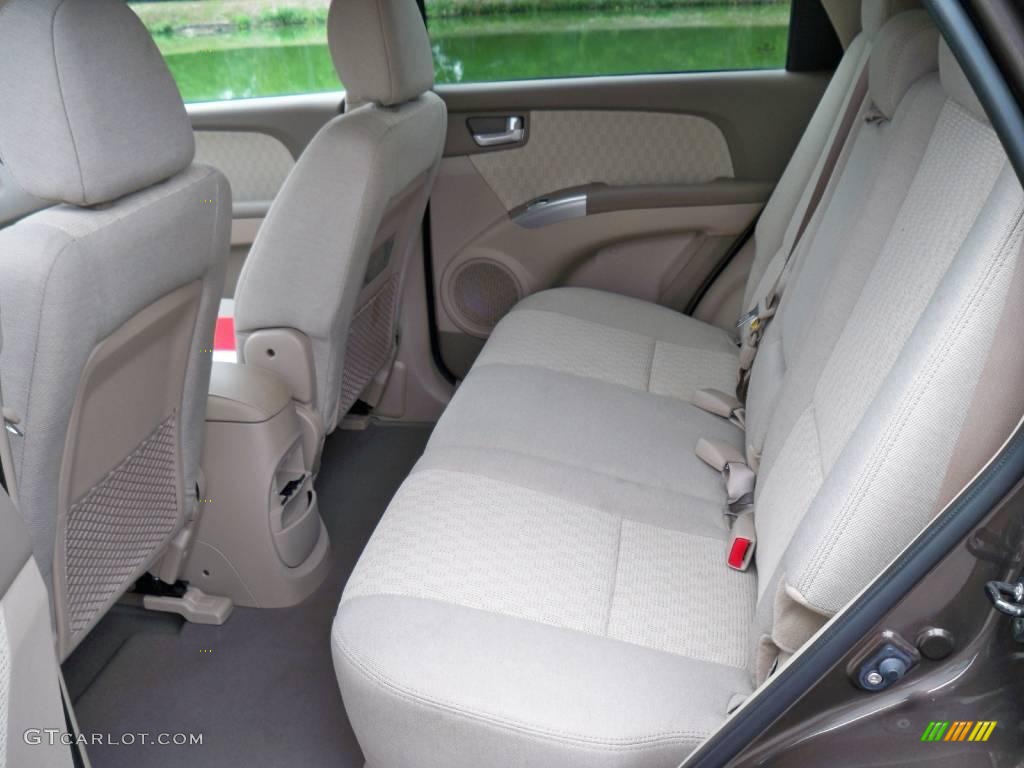 2008 Sportage LX V6 4x4 - Smokey Brown Metallic / Beige photo #5