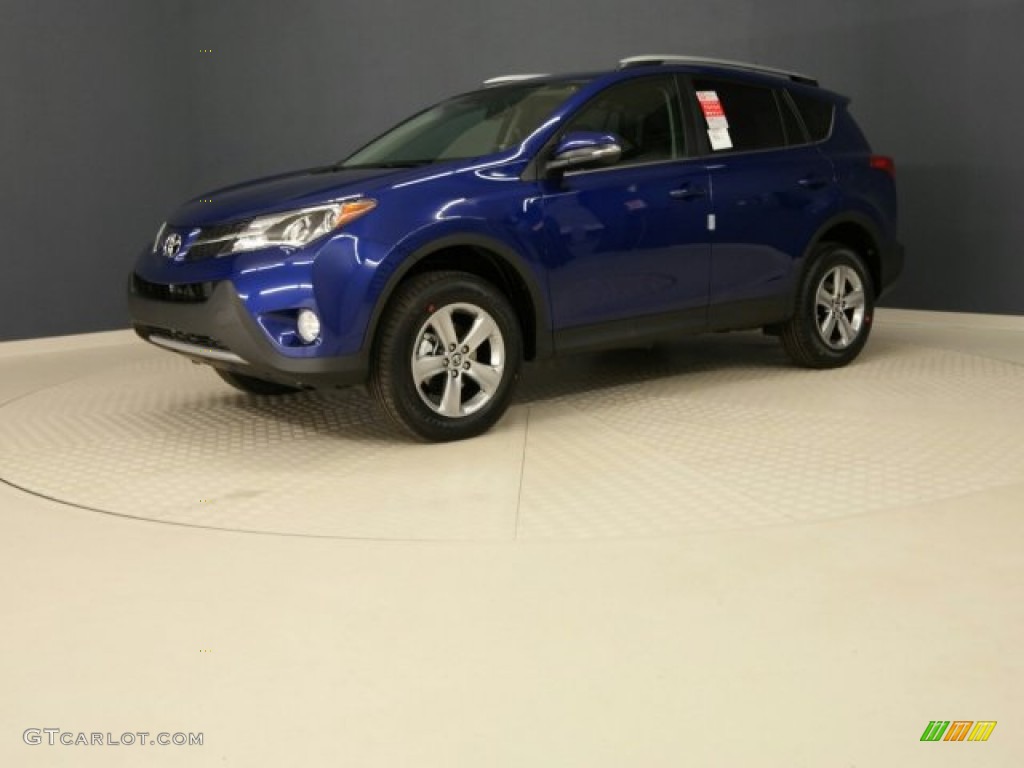 Blue Crush Metallic 2015 Toyota RAV4 XLE Exterior Photo #101288476