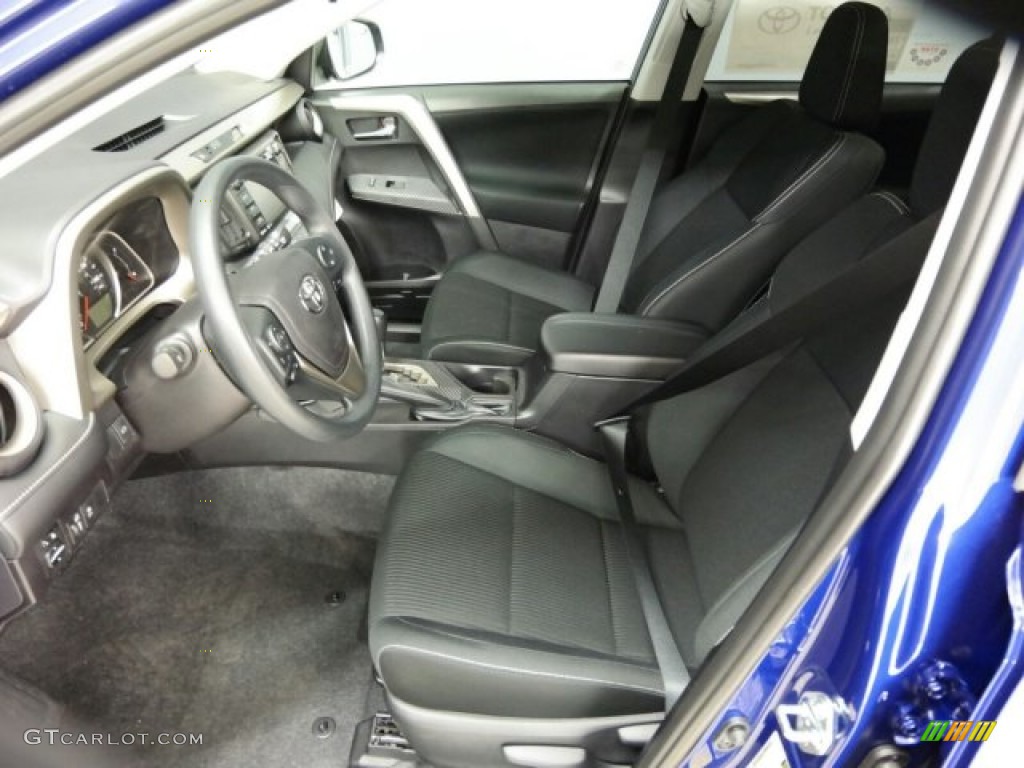 Black Interior 2015 Toyota RAV4 XLE Photo #101288762