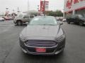 2014 Sterling Gray Ford Fusion Hybrid Titanium  photo #2