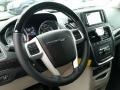 2015 Chrysler Town & Country Black/Light Graystone Interior Steering Wheel Photo