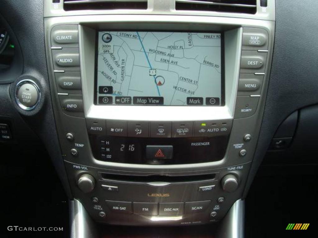 2007 IS 350 - Obsidian Black / Black photo #11