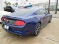2015 Deep Impact Blue Metallic Ford Mustang EcoBoost Coupe  photo #8