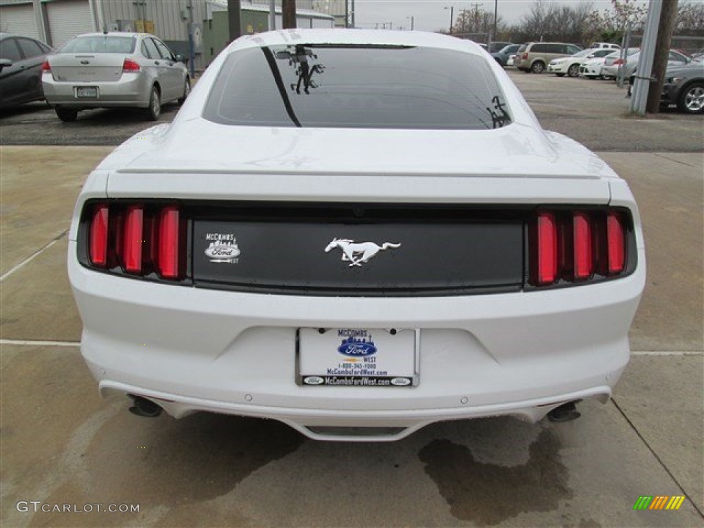 2015 Mustang EcoBoost Coupe - Oxford White / Ebony photo #11