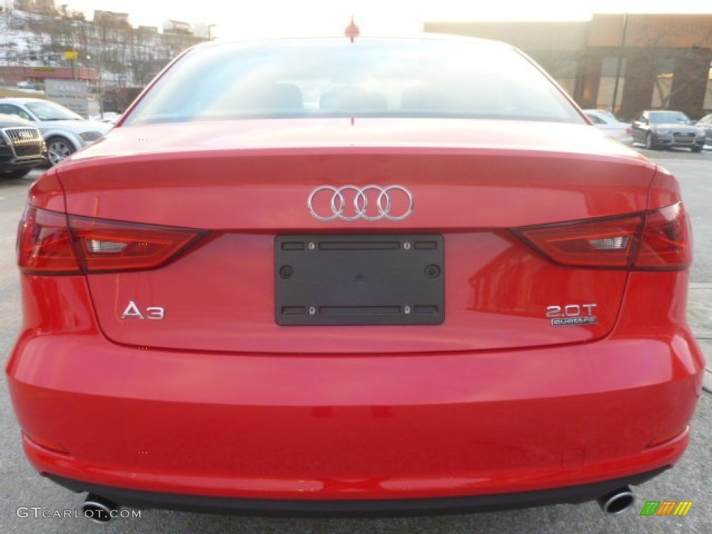 2015 A3 2.0 Premium Plus quattro - Brilliant Red / Black photo #3