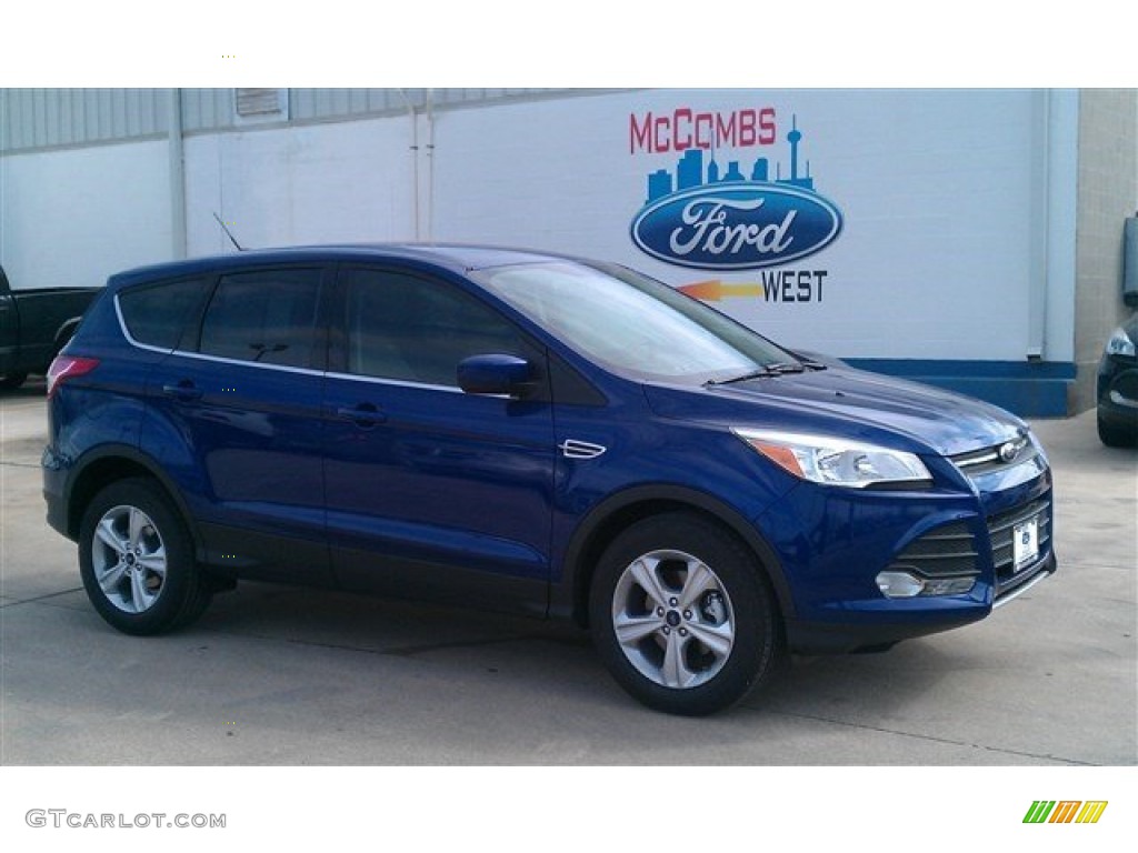 2015 Escape SE - Deep Impact Blue Metallic / Medium Light Stone photo #2