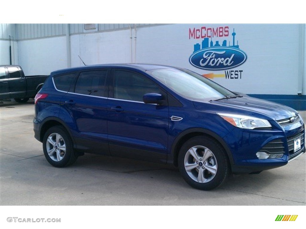 2015 Escape SE - Deep Impact Blue Metallic / Medium Light Stone photo #3