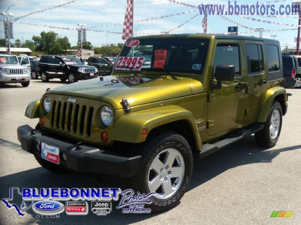 Rescue Green Metallic Jeep Wrangler Unlimited