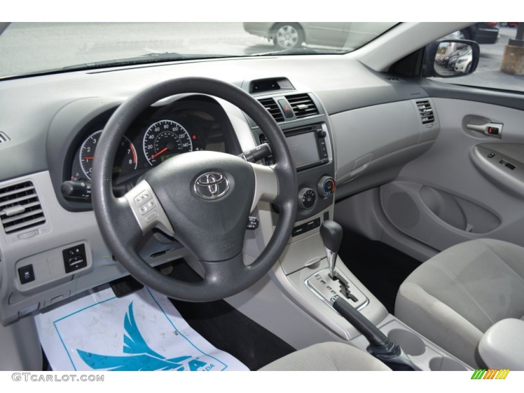 2013 Corolla LE - Black Sand Pearl / Ash photo #10