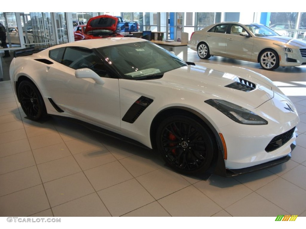 Arctic White 2015 Chevrolet Corvette Z06 Coupe Exterior Photo #101297918