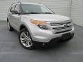 2015 Ingot Silver Ford Explorer XLT  photo #2