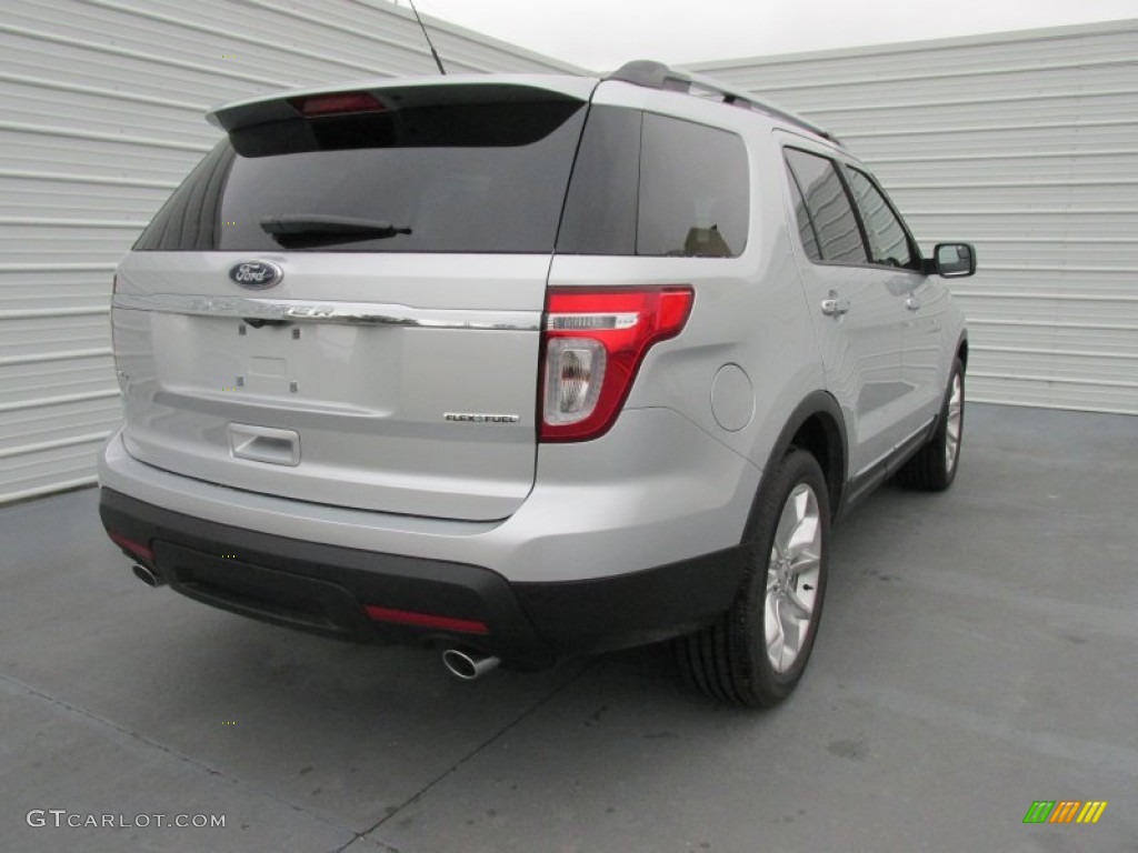 2015 Explorer XLT - Ingot Silver / Charcoal Black photo #4