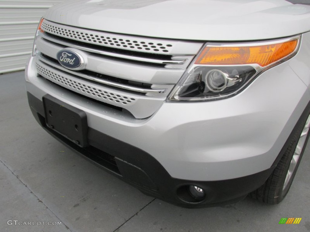 2015 Explorer XLT - Ingot Silver / Charcoal Black photo #10