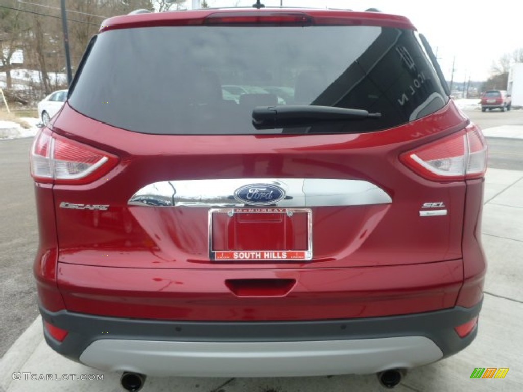 2013 Escape SEL 2.0L EcoBoost 4WD - Ruby Red Metallic / Charcoal Black photo #4