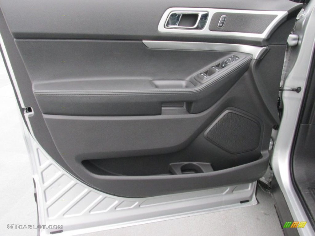 2015 Explorer XLT - Ingot Silver / Charcoal Black photo #22