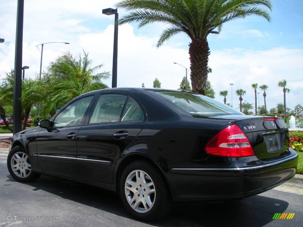 Black 2003 Mercedes-Benz E 320 Sedan Exterior Photo #10130407