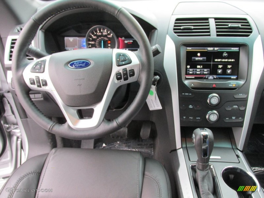 2015 Explorer XLT - Ingot Silver / Charcoal Black photo #26
