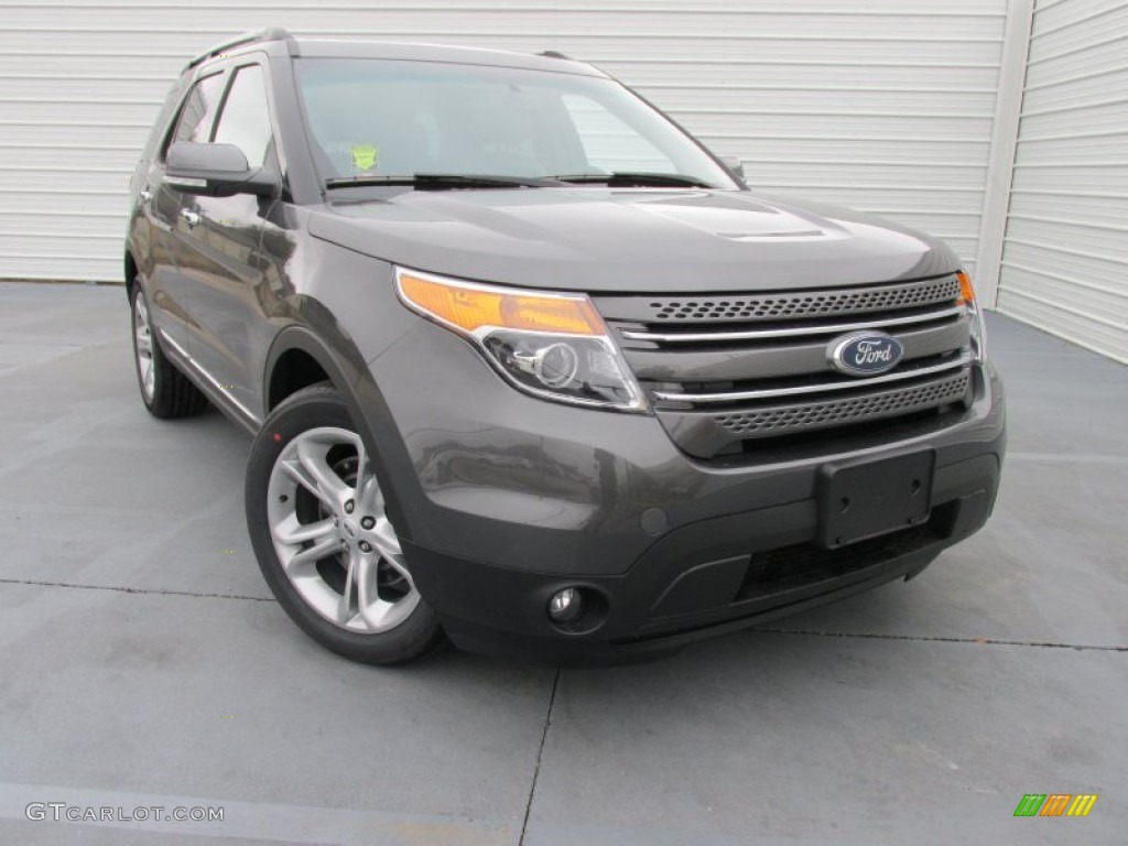 2015 Explorer Limited - Magnetic / Charcoal Black photo #2