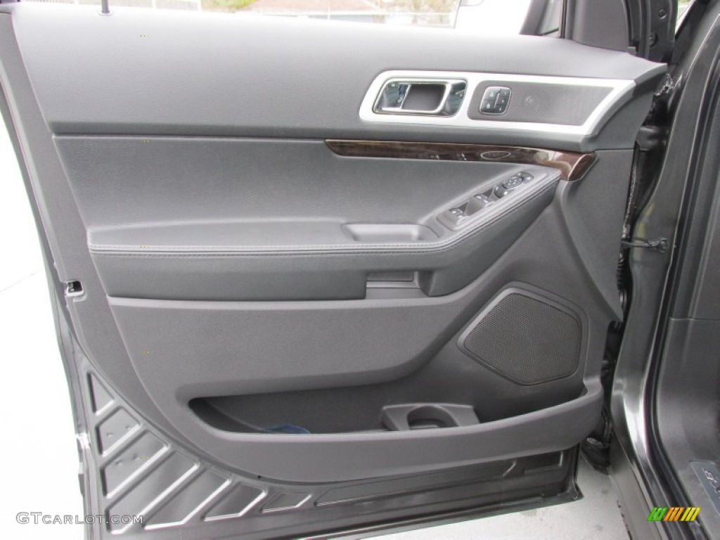 2015 Explorer Limited - Magnetic / Charcoal Black photo #22