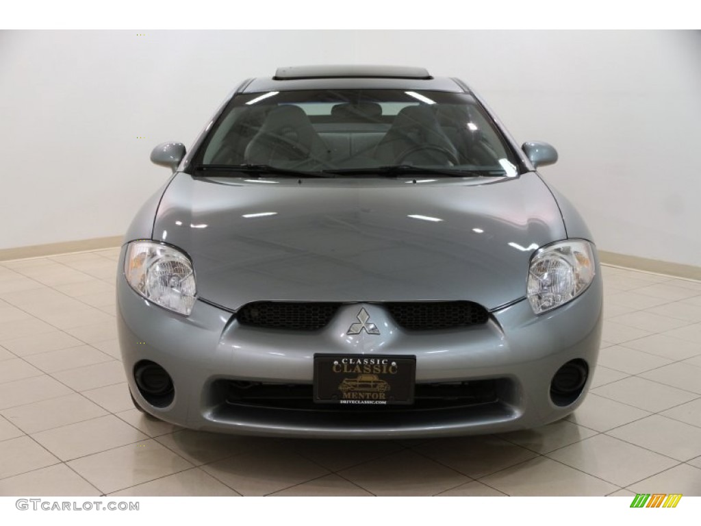 2007 Eclipse SE Coupe - Satin Meisai Gray Pearl / Medium Gray photo #2