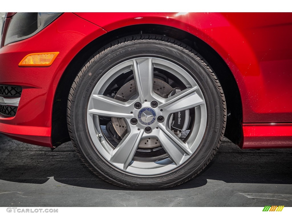 2015 C 250 Coupe - Mars Red / Black photo #10