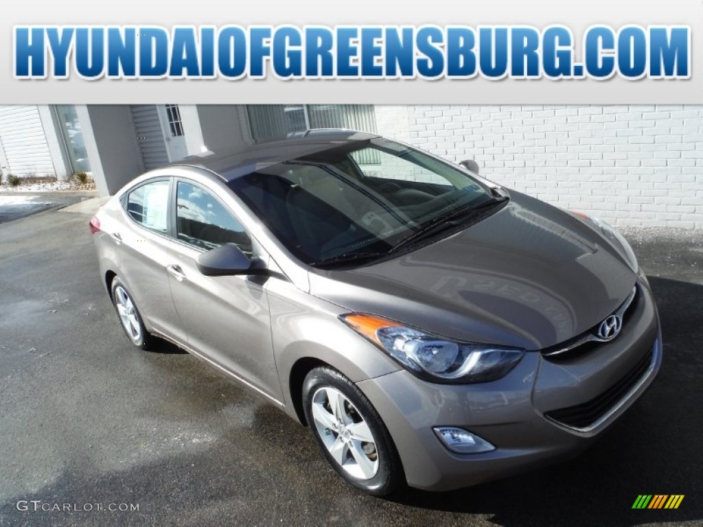 2012 Elantra GLS - Desert Bronze / Beige photo #1