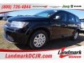 2015 Pitch Black Dodge Journey American Value Package  photo #1